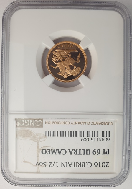 England - Half Sovereign 2016 PF69
