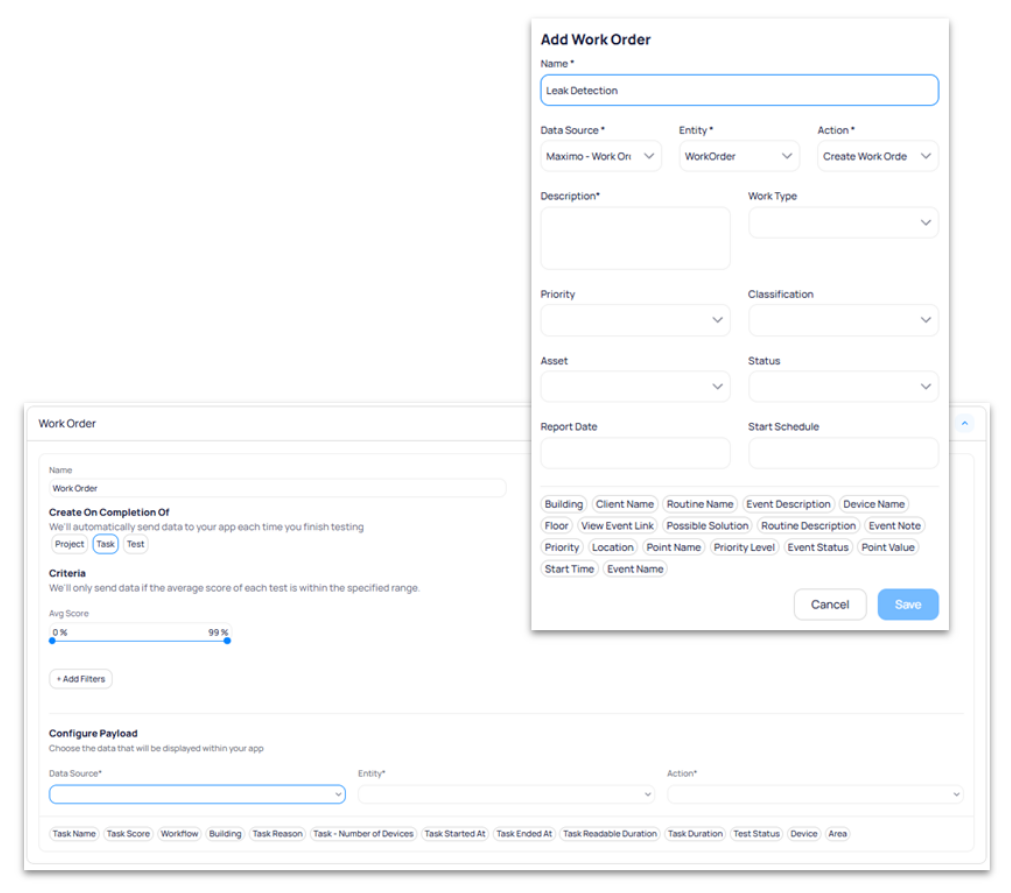 Work Order Integration