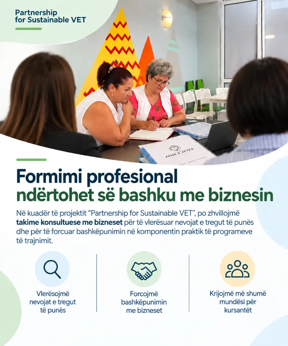 Formimi profesional ndërtohet së bashku me biznesin